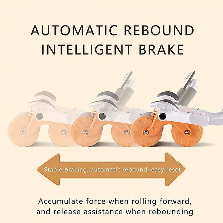 Rebound Abdominal Exercise Roller Wheel, designed for core workouts.