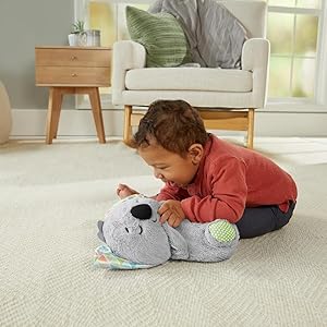 Breathing Teddy Otter Glowing Music for Baby Sensory Sleep Lights Rhythmic Simulation Plush for Babies Kids Soothing Sound and Décor Item Specially for Valentine Gift (Multi)